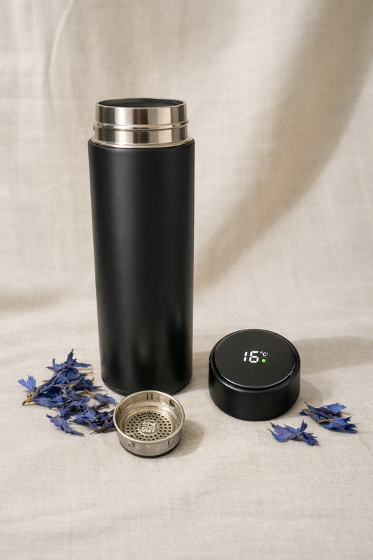 Luxury Lotus Smart Thermosfles